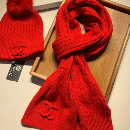 Chanel Wool knitted Scarf and cap #99911732