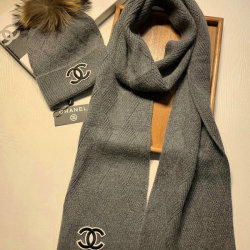 Chanel Wool knitted Scarf and cap #99911736