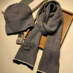Chanel Wool knitted Scarf and cap #99911740