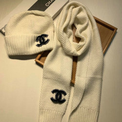 Chanel Wool knitted Scarf and cap #99911747