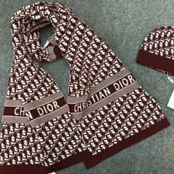 Dior Wool knitted Scarf and cap #99911712