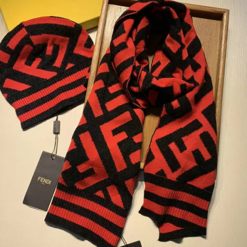 Fendi Wool knitted Scarf and cap #99911709