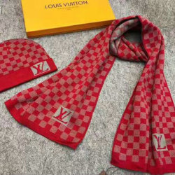 Louis Vuitton Wool knitted Scarf and cap #99911701