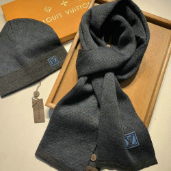  Wool knitted Scarf and cap #99911702