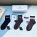 BALENCIAGA  Trendy Letter Striped Crew Socks (Unisex) #B59247
