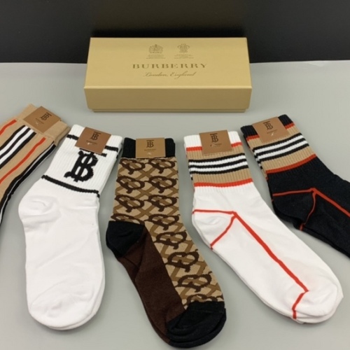 Brand Burberry socks (5 pairs) #99903556