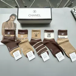 CHANEL socks Five pairs per box #B51460