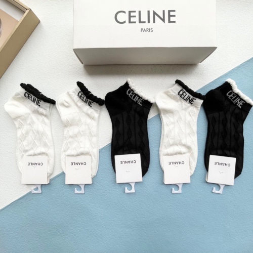 Celine socks (5 pairs) #999934954