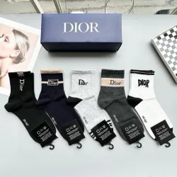 Dior socks Five pairs per box #B51463