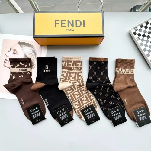 Fendi socks Five pairs per box #B51457