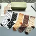 Gucci Striped Cotton Crew Socks with Logo #B45564