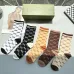 Gucci Striped Cotton Crew Socks with Logo #B45564