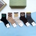 High quality  classic fashion design cotton socks hot sell brand gucci socks for  women and man 5 pairs #999930304