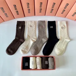 Miumiu socks Five pairs per box #B51473