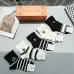 Soft and Comfortable LV Striped Socks #B45562