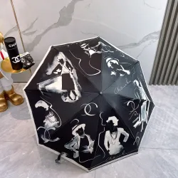  Chanel 2024 Summer  New Five-folding Sunny Umbrella #B38910