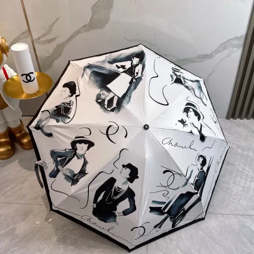  Chanel 2024 Summer  New Five-folding Sunny Umbrella #B38911