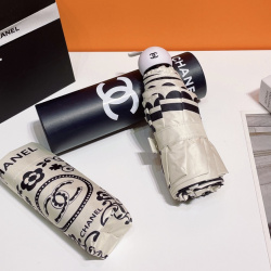 Chanel Three fold automatic folding umbrella #B34629