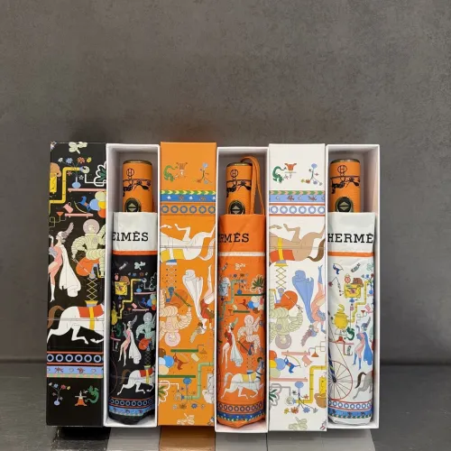 HERMES Portable umbrella UV-protection umbrella #B66377