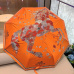 Hermes Three fold automatic folding umbrella #B34773