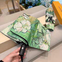 Louis Vuitton Three fold automatic folding umbrella #B34674