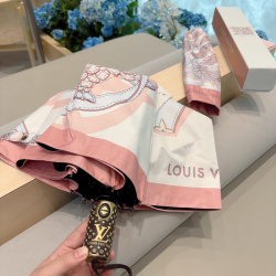 Louis Vuitton Three fold automatic folding umbrella #B34677