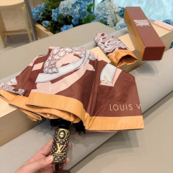 Louis Vuitton Three fold automatic folding umbrella #B34678
