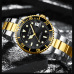 Black blue green water ghost watch business automatic mechanical watch luminous waterproof sports watch steel belt #99898846