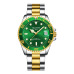 Black blue green water ghost watch business automatic mechanical watch luminous waterproof sports watch steel belt #99898846