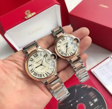 Cartier couple Blue Balloon Men and Women Watch 1:1 good quality #B65827 Cartier couple Blue Balloon Men and Women Watch 1:1 good quality #B65827