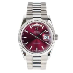 Rlx Day-Date Cherry Baton Dial x Bracelet Strap #B57597 Rlx Day-Date Cherry Baton Dial x Bracelet Strap #B57597