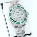 Rolex Stainless Steel Watch with Full Diamond Pave and Colored Sapphires #B46388