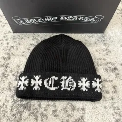 Chrome Hearts  Black bonnet #B53290