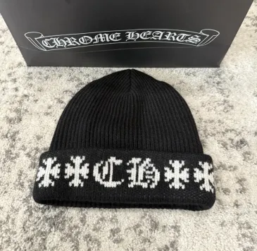 Chrome Hearts  Black bonnet #B53290