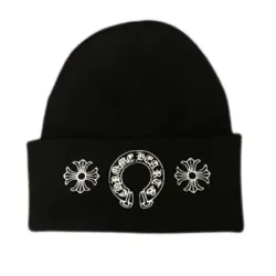 Chrome Hearts Warm Hat Black #B44352