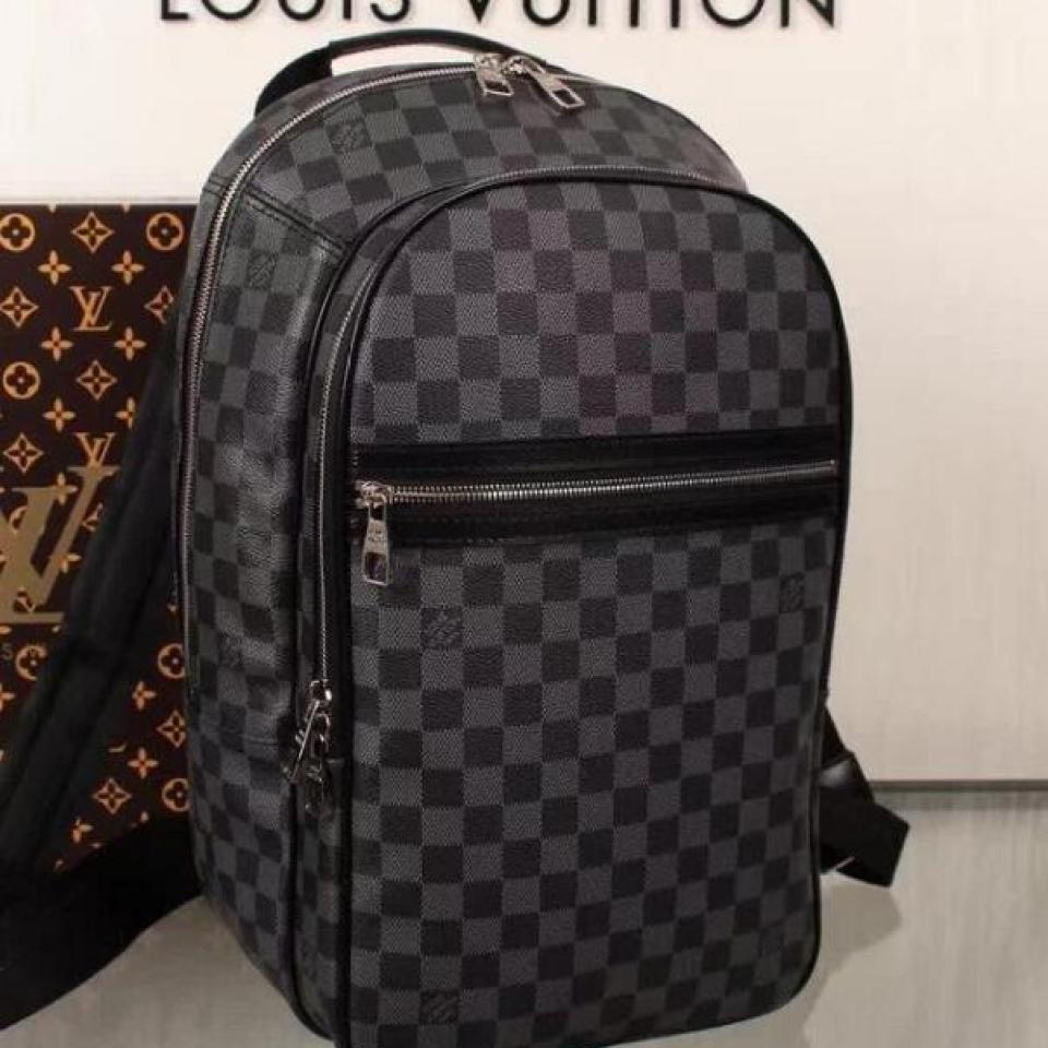 Buy Cheap Louis  Vuitton  AAA black  Backpack  9106345 from 