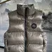 Canada Goose Black logo Cypress Puffer Series Fitted Solid Color Glossy High Neck Sleeveless Windproof Down Jacket #B57835