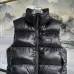 Canada Goose Black logo Cypress Puffer Series Fitted Solid Color Glossy High Neck Sleeveless Windproof Down Jacket #B57836