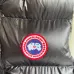 Canada Goose Black logo Cypress Puffer Series Fitted Solid Color Glossy High Neck Sleeveless Windproof Down Jacket #B57836