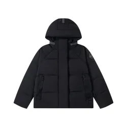 Canada Goose Hooded Down Jacket Lightweight Quilted Design with Contrast Accents Luxury Winter Insulated Outerwear for Men/Women #B59298