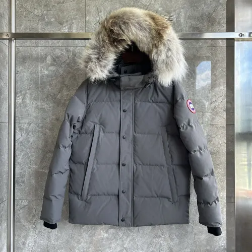 Canada Goose Parka With Fur Trim Grey #B58919