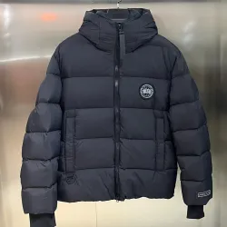 Canada Goose down jackets 90 goose down filling black/Carbon gray #B45506