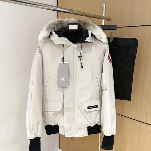 Canada gooes Chilliwack bomber Down Jacket White #B57220
