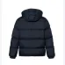 Gucci Black Puffer Jacket With White Stripes Unisex Style #B54502