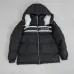 Gucci Black Puffer Jacket With White Stripes Unisex Style #B54502