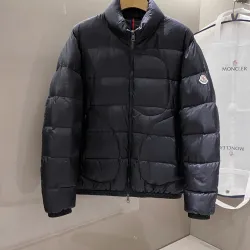 Moncler New Black High - End Puffer Jacket With Stand - Up Collar #B54509