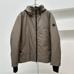 Moncler New High - Quality Beige Hooded Down Jacket #B54510
