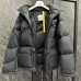 Moncler Olive Black Puffer Jacket Unisex Style With Unique Design #B54513