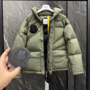 Moncler Olive Green Puffer Jacket Unisex Style With Unique Design #B54512