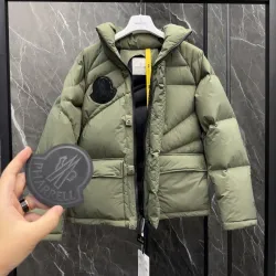 Moncler Olive Green Puffer Jacket Unisex Style With Unique Design #B54512